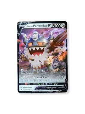 3 for 15 - Galarian Perrserker V #129 Pokemon Lost Origin